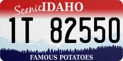 ID license plate 1T8255O