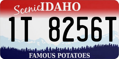 ID license plate 1T8256T