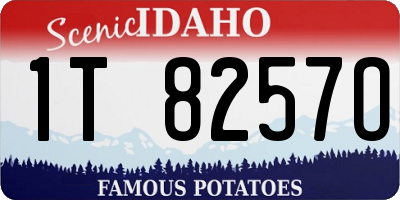 ID license plate 1T8257O
