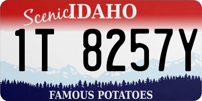 ID license plate 1T8257Y