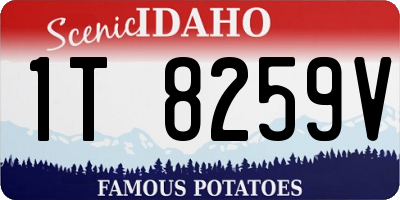 ID license plate 1T8259V