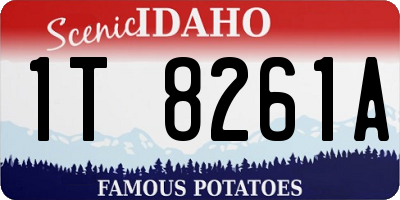 ID license plate 1T8261A