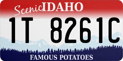 ID license plate 1T8261C