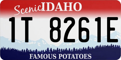 ID license plate 1T8261E