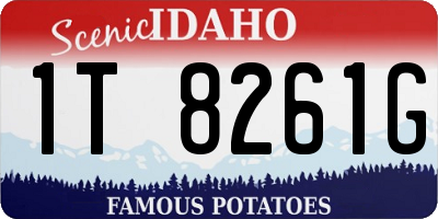 ID license plate 1T8261G
