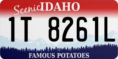 ID license plate 1T8261L