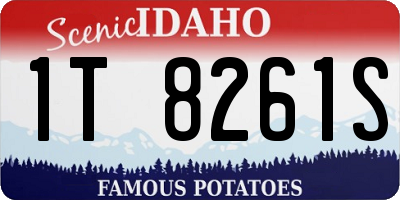 ID license plate 1T8261S