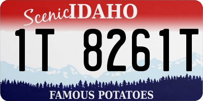 ID license plate 1T8261T
