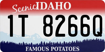 ID license plate 1T8266Q