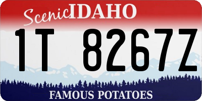 ID license plate 1T8267Z