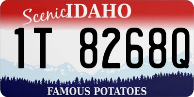ID license plate 1T8268Q