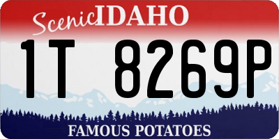 ID license plate 1T8269P