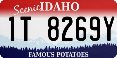 ID license plate 1T8269Y