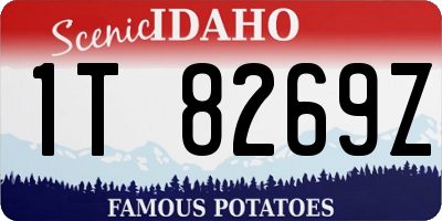 ID license plate 1T8269Z