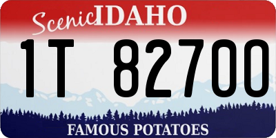 ID license plate 1T8270O