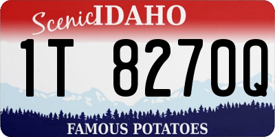 ID license plate 1T8270Q