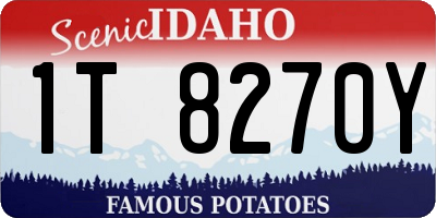 ID license plate 1T8270Y
