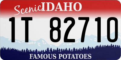 ID license plate 1T8271O