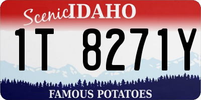 ID license plate 1T8271Y
