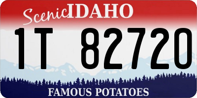ID license plate 1T8272O