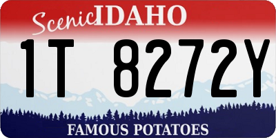 ID license plate 1T8272Y