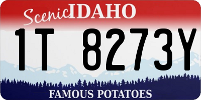 ID license plate 1T8273Y