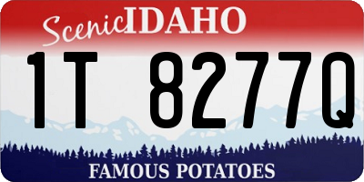ID license plate 1T8277Q