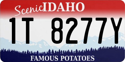 ID license plate 1T8277Y