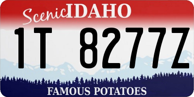 ID license plate 1T8277Z