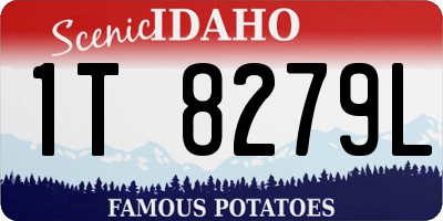 ID license plate 1T8279L