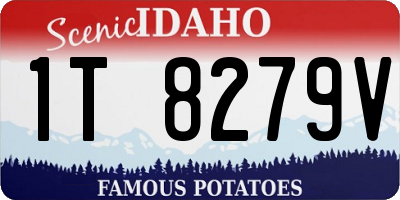 ID license plate 1T8279V