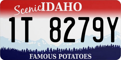 ID license plate 1T8279Y