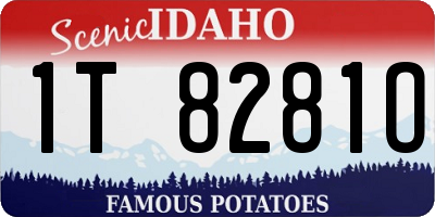 ID license plate 1T8281O