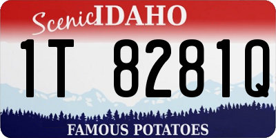 ID license plate 1T8281Q