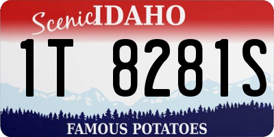 ID license plate 1T8281S