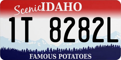 ID license plate 1T8282L