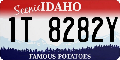 ID license plate 1T8282Y