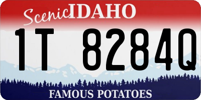 ID license plate 1T8284Q