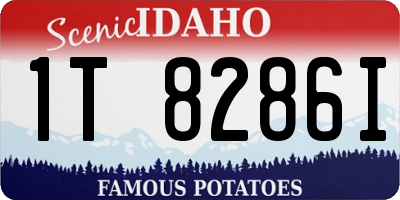 ID license plate 1T8286I