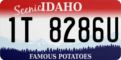 ID license plate 1T8286U