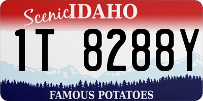 ID license plate 1T8288Y