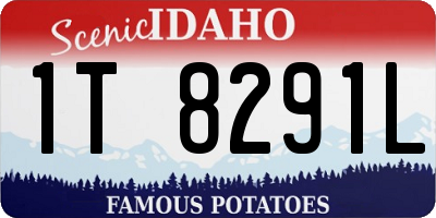 ID license plate 1T8291L