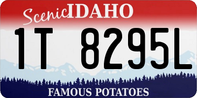 ID license plate 1T8295L