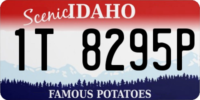 ID license plate 1T8295P