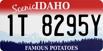 ID license plate 1T8295Y