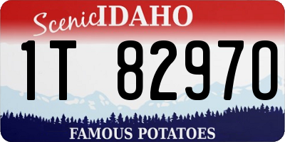 ID license plate 1T8297O