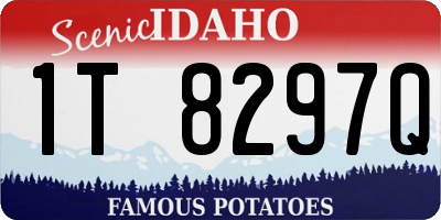 ID license plate 1T8297Q