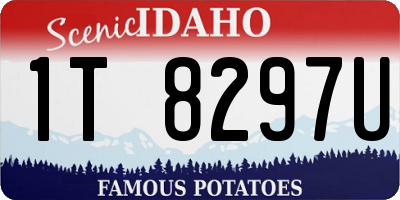 ID license plate 1T8297U