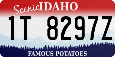 ID license plate 1T8297Z