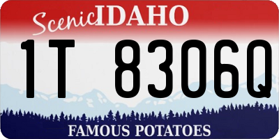 ID license plate 1T8306Q